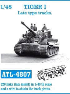Friulmodel ATL-4807 - 1:48 Tiger I late type metal tracks