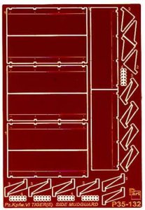 PART P35132 - 1:35 Pz.Kpfw.VI Tiger Ausf.E side fenders