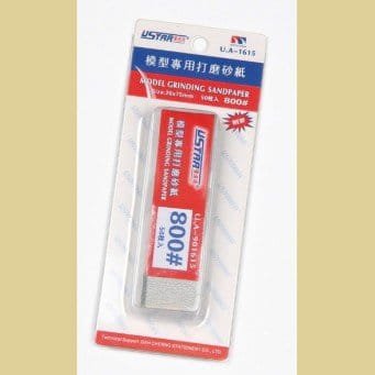 Go to product U-STAR UA91615 - 50 pcs set of mini sandpaper sheets. Grit: #800