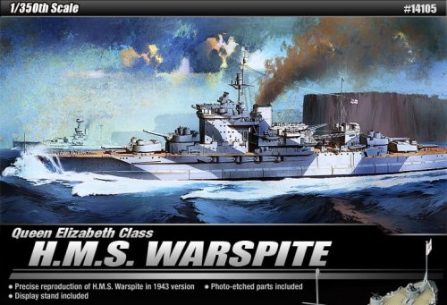 Go to product ACADEMY 14105 - 1:350 H.M.S. Warspite
