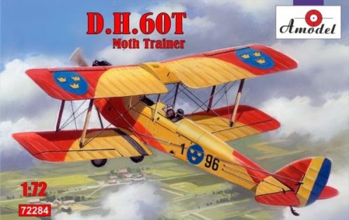 Go to product AMODEL 72284 - 1:72 D.H.60 T Moth Trainer