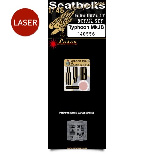 Go to product HGW 148556 - 1:48 Typhoon Mk.IB seatbelts
