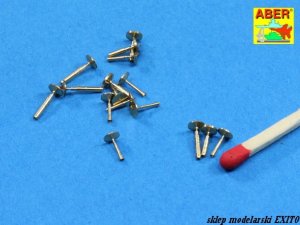 ABER 200L-06 - 1:200 Set of barrels for one eight-barrelled two-pounder POM-pom A/A gun