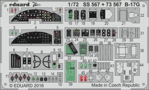EDUARD SS567 - 1:72 Boeing B-17G