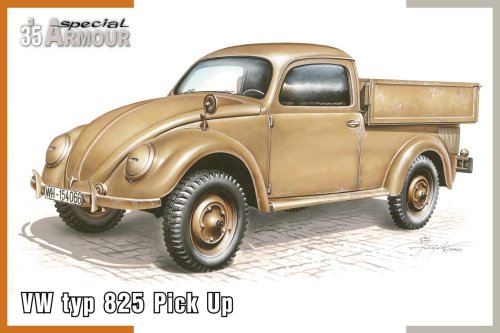 Go to product SPECIAL HOBBY A35007 - 1:35 VW type 825 Pick Up