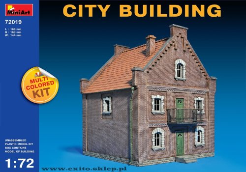 Go to product MINIART 72019 - 1:72 City Building - multicolored kit