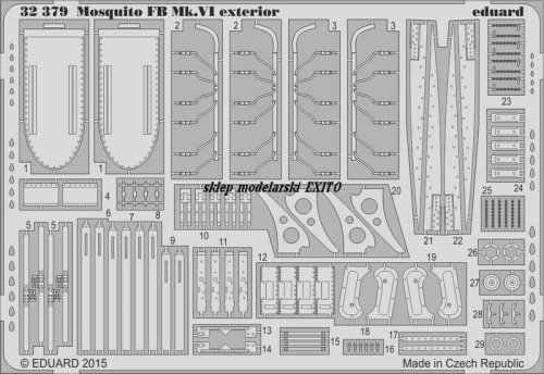Go to product EDUARD 32379 - 1:32 Mosquito FB Mk.VI exterior
