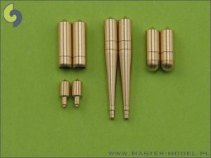 MASTER AM-72-005 - 1:72 Barrels for British Hispano 20mm and km Browning 12,7mm Spitfire wing type E early type