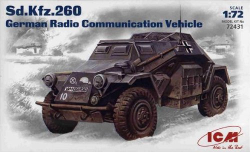 Go to product ICM 72431 - 1:72 Sd.Kfz.260, German Radio Communication Vehicle