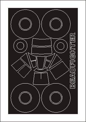 Go to product MONTEX SM32080 - 1:32 Bristol Beaufighter Mk.IF
