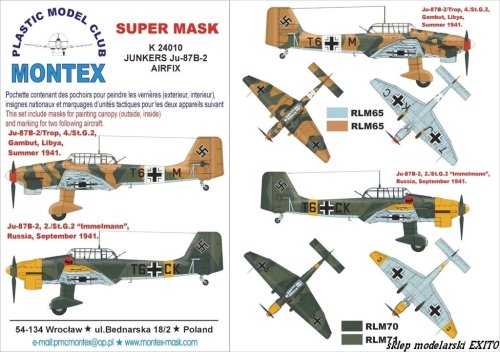 Go to product MONTEX K24010 - 1:24 Junkers Ju-87B