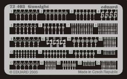 Go to product EDUARD 72403 - 1:72 Gunsight