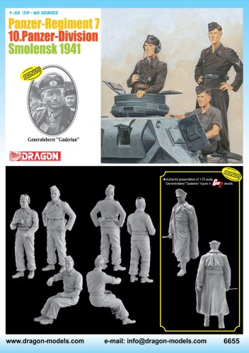Go to product DRAGON 6655 - 1:35 Panzer-Regiment 7,10 Panzer-Division Smolensk 1941