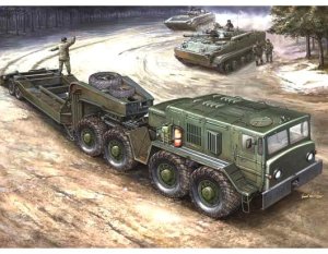 TRUMPETER 00212 - 1:35 MAZ-537G with MAZ/ChMZAP-5247G semi-trailer