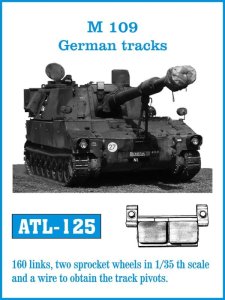 Friulmodel ATL-125 - 1:35 M 109 German metal tracks