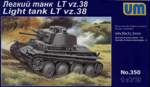 Go to product UNIMODELS 350 - 1:72 Light Tank Lt vz.38