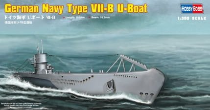Go to product HOBBY BOSS 83504 - 1:350 German Navy Type VII-B U-Boat
