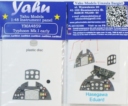 Go to product YAHU YMA4859 - 1:48 Typhoon Mk.I Early - Instrument Panel