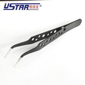 U-STAR UA90200E - Curved Point Tweezers