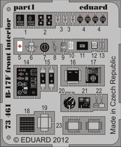 Go to product EDUARD 73461 - 1:72 B-17F front interior