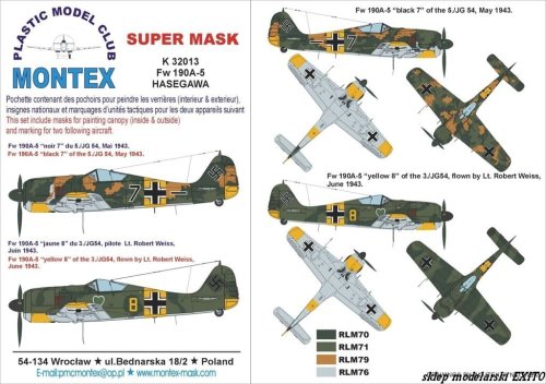 Go to product MONTEX K32013 - 1:32 Fw-190 A-5