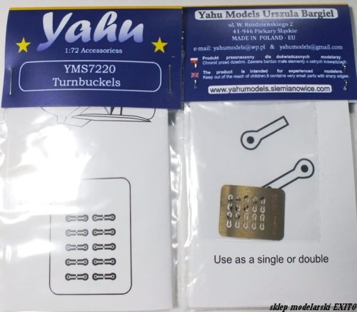 Go to product YAHU YMS7220 - 1:72 Turnbuckles