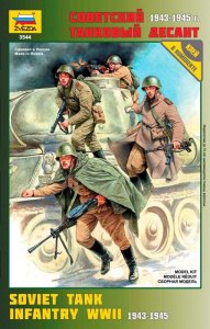 ZVEZDA 3544 - 1:35 Soviet Tank Infantry WWII