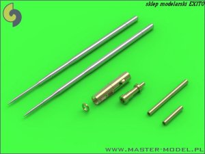 MASTER AM-32-069 - 1:32 MiG-17A/P/F Fresco A, B, C 37mm and 23mm gun barrel tips and Pitot tubes