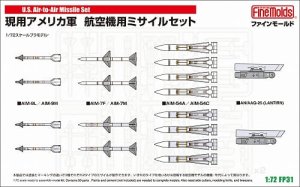 FINE MOLDS FP31 - 1:72 U.S. Air-to-Air Missile Set