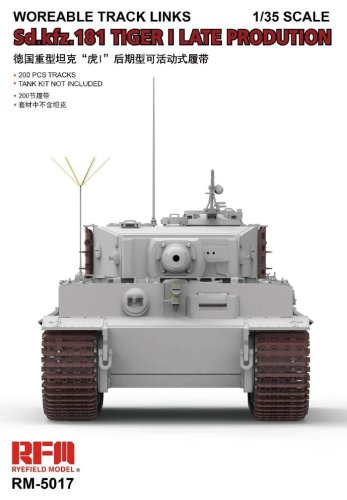 Go to product RYE FIELD MODEL 5017 - 1:35 Tiger I Late Production - Workable Track Link
