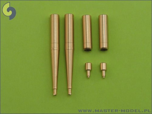 Go to product MASTER AM-32-019 - 1:32 Barrels for British Hispano 20mm and km Browning 12,7mm Spitfire wing type E early type