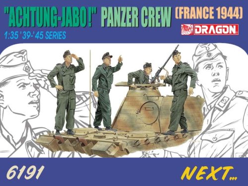 Go to product DRAGON 6191 - 1:35 "Achtung-Jabo" Panzer Crew (France 1944)
