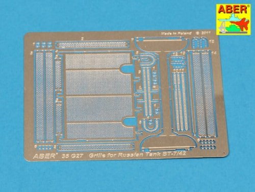 Go to product ABER G27  - 1:35 Grilles for BT-7 or BT-42