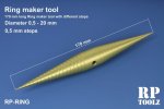 RP TOOLZ RPRING - Przyrząd do rolowania blaszek / Ring roller tool