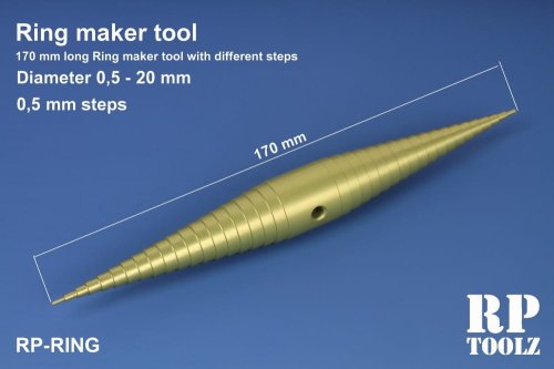 Go to product RP TOOLZ RPRING - Przyrząd do rolowania blaszek / Ring roller tool