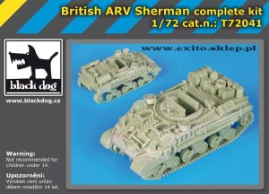BLACK DOG T72041 - 1:72 British ARV Sherman complete kit