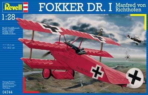 Go to product REVELL 04744 - 1:28 Fokker Dr.I Richthofen