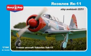 MIKROMIR 144004 - 1:144 Yakovlev Yak-11 trainer aircraft