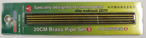 Go to product TRUMPETER 09946 - 20 cm Brass Pipe Set 5