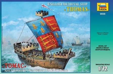 Go to product ZVEZDA 9038 - 1:72 English Medieval Ship Thomas