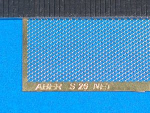 ABER S26  - Net with interlaced mesh 0,8 x 0,8 mm - 75 x 42mm