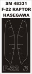MONTEX SM48331 - 1:48 F-22 Raptor