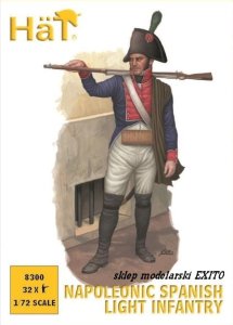 HAT 8300 - 1:72 Napoleonic Spanish Light Infantry