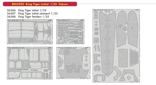 Go to product EDUARD BIG3592 - 1:35 King Tiger initial