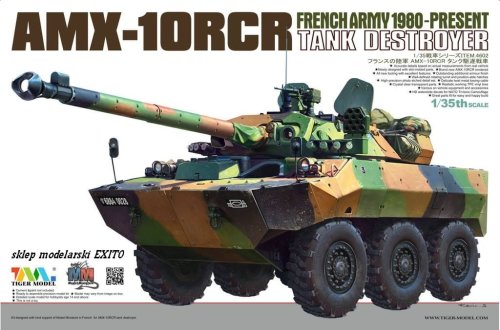 Go to product TIGER MODEL 4602 - 1:35 French AMX-10RCR Tank Destroyer