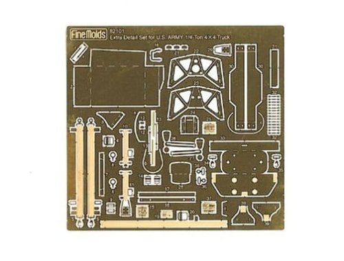 Go to product Fine Molds 82101 - 1:20 US Army 1/4-Ton 4x4 Extra Detail Set