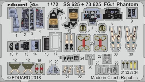 Go to product EDUARD SS625 - 1:72 FG.1 Phantom