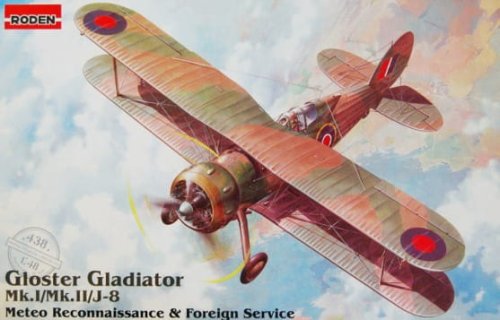 Go to product RODEN 438 - 1:48 Gloster Gladiator Mk.II Meteorological