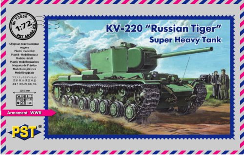 Go to product PST 72059 - 1:72 KV-220 "Russian Tiger" Super Heavy Tank