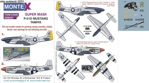 Go to product MONTEX K48243 - 1:48 P-51D Mustang
